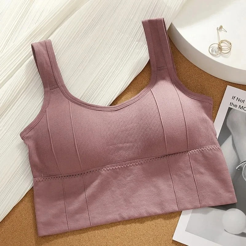 Women’s Breathable Seamless Sports Bra – Shockproof Yoga & Fitness Top