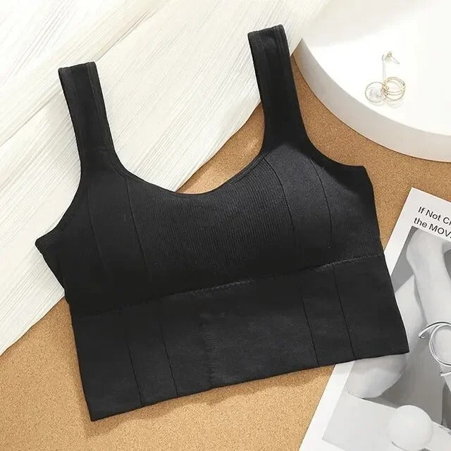 Women’s Breathable Seamless Sports Bra – Shockproof Yoga & Fitness Top