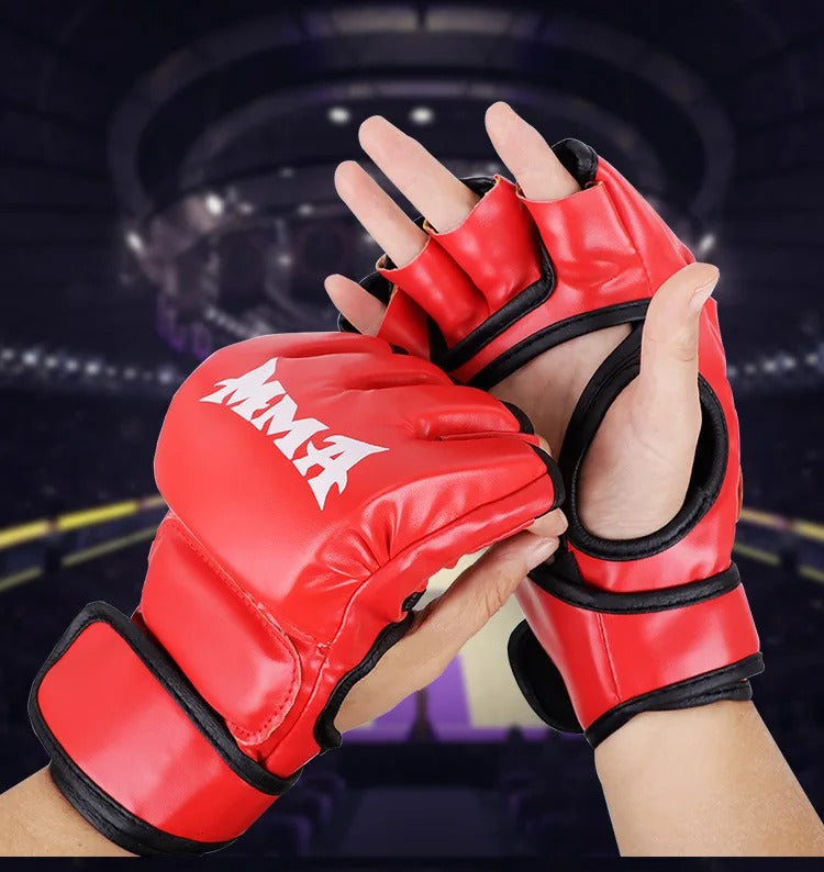 Professional Half Finger Boxing Training Gloves