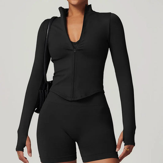 Long Sleeve Yoga Jacket - ZOE FITNESS