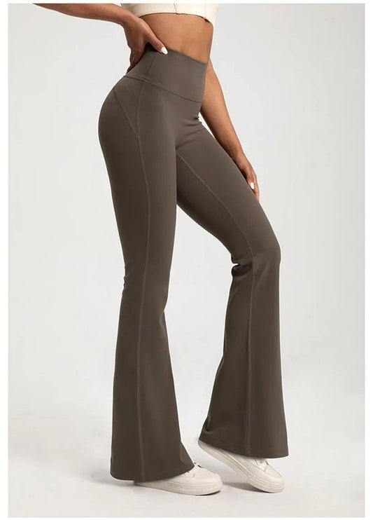 Bell Bottom Pants Women Casual Outdoor Running Yoga Pants