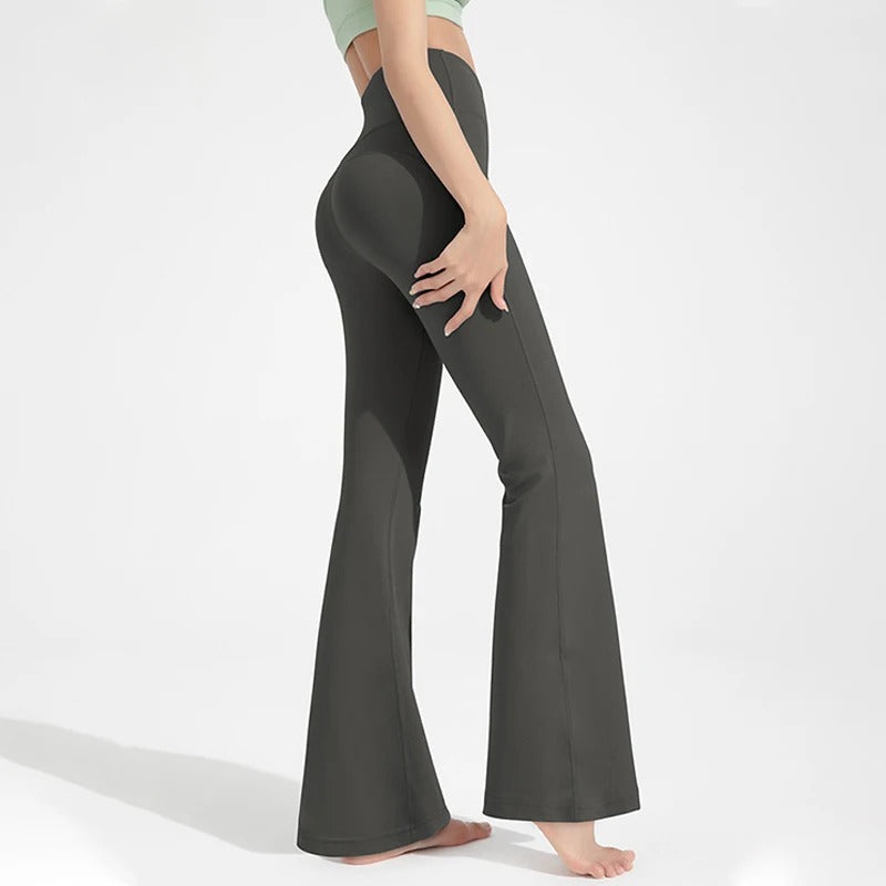 Bell Bottom Pants Women Casual Outdoor Running Yoga Pants